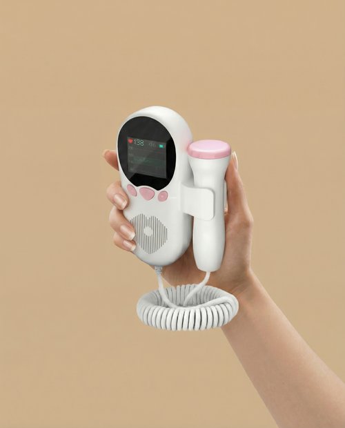 Home Pregnancy Fetal Heart Rate Monitor Device