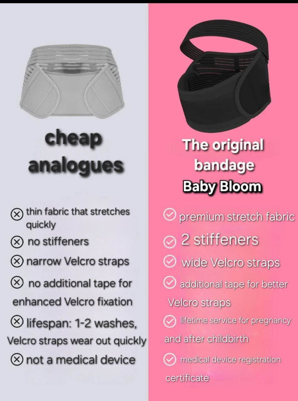 Belly support bandage for pregnant women