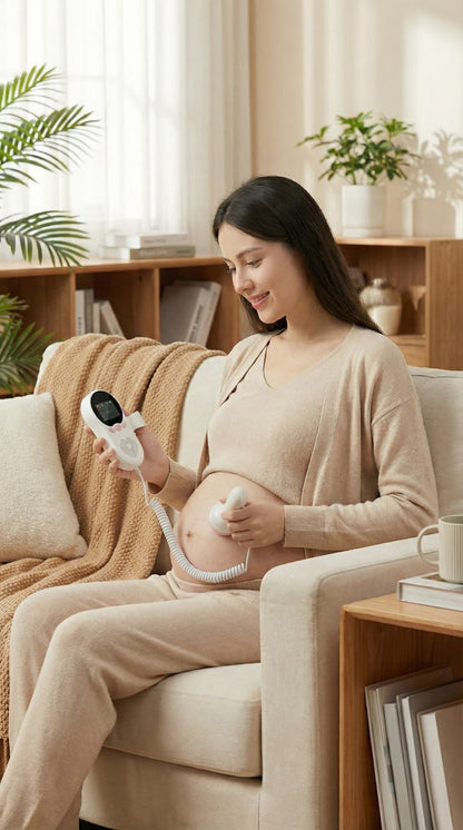 Home Pregnancy Fetal Heart Rate Monitor Device