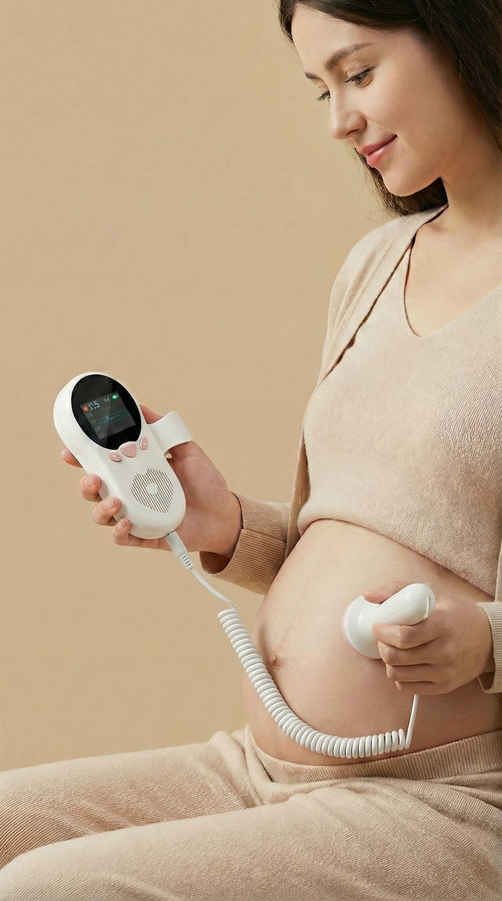 Home Pregnancy Fetal Heart Rate Monitor Device